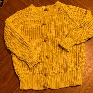 Babaa wool cardigan no. 5 in acacia